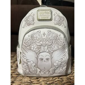 Loungefly Harry Potter Hedwig Ornamental Mini Backpack☆NWT